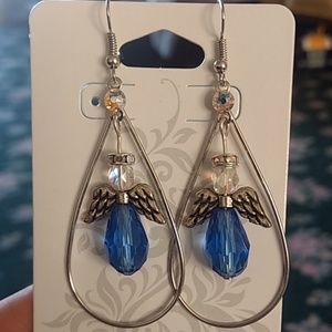 Dangle Angel Earrings